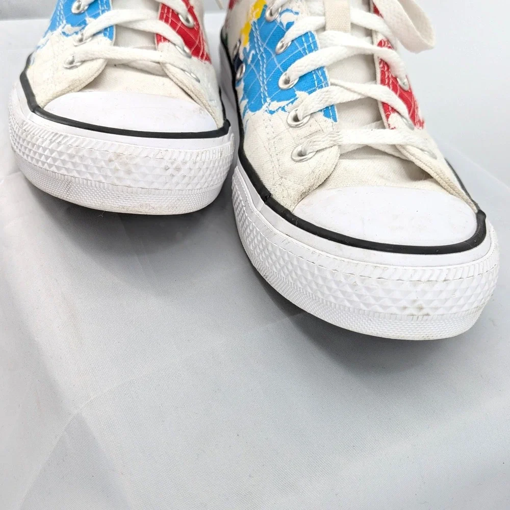 Converse Chuck Taylor Low World Map Print Sneakers Canvas‎ Lace Up 6